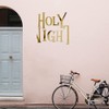 Decal Stickers of Holy Night (Metallic Gold) (Set of 2)