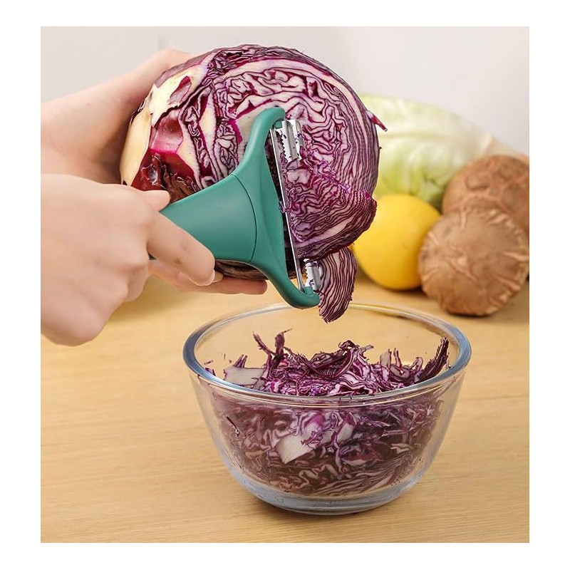 Cabbage Peeler and Julienne with 2 Sharp Blades for Vegetable