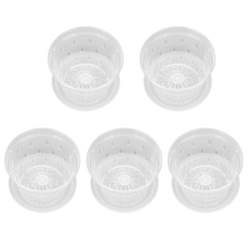 5 Sets Orchid Flower Pot Breathable Clear Orchid Planting Pot