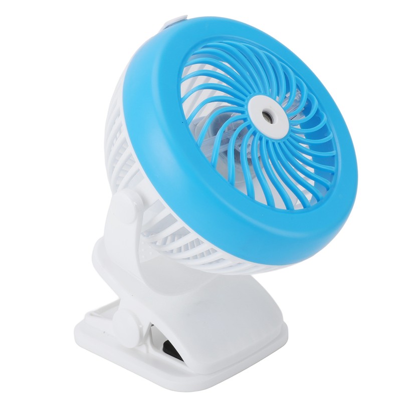 Clip On Desk Fan 360 Degree Rotation Battery Operated USB