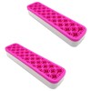 TANG SONG 2 PCS Rectangle Silicone Make up Brush Holder