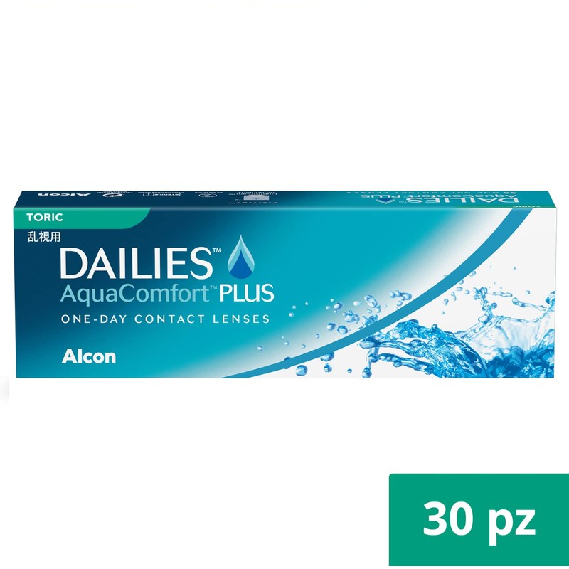 Dailies AquaComfort Plus Toric Lenti a Contatto Giornaliere, 30 Lenti,