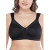 Deyllo Women's Full Cup Minimizer Bra Non Iron Large Sizes