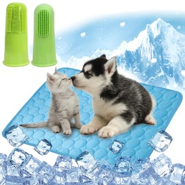 DKDDSSS 3 x Dog Cooling Mat, Cooling Mat for Dogs and Cats, Summer Cooling Pad, Waterproof, Non-Slip, Cool Dog Blanket, for Home, On the Go or in the Car