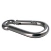HOMPER 4pcs M6 Carabiner Hook - Heavy Duty 304 Stainless