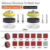 JTWEB Sanding Discs Pad Kit 2 Inch 50 mm Grit