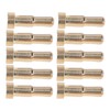 30PCS Battery Connector Plug Brass Gold Plated High Hardness RC