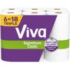 Viva Signature Cloth Paper Towels, 6 Triple = 18 Regular