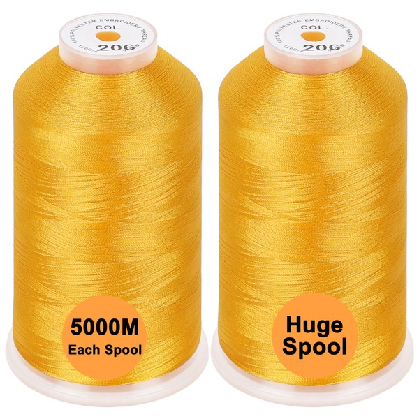 New brothread Set of 2 Polyester Machine Embroidery Thread Huge