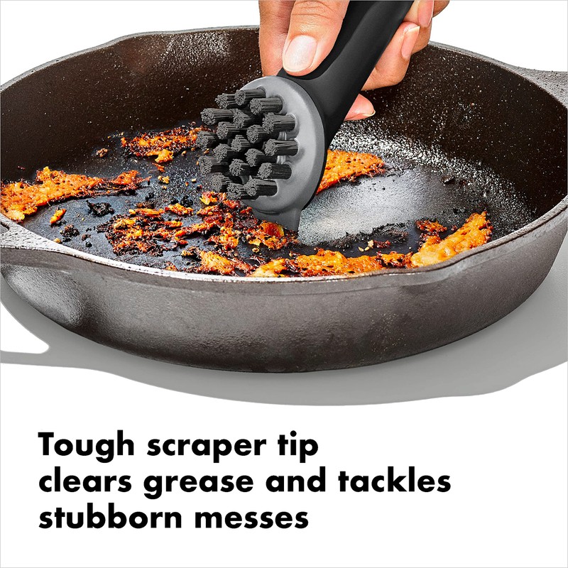 OXO Good Grips Cast Iron Brush​