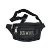 FCK You Bum Bag in Black I Belt Bag Waist