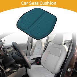 Partuto 1 Pc 47x46.5cm Universal Car Seat Cushion - for Car Travel Driving Seat Protection Pad Cover Anti-Slip - Polyester Fiber Gel Deep Green