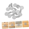 CIYODO 12pcs Stainless Steel Rotisserie Fork Screws Durable Racket Rotating