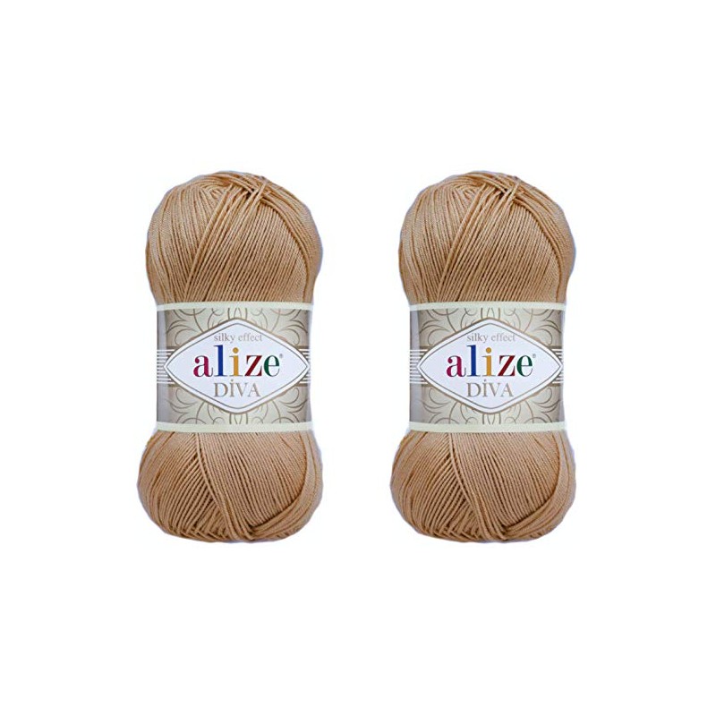 Alize Diva Yarn Hand Knitting Yarn 100% Microfiber Acrylic Yarn