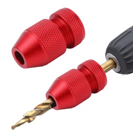 Adjustable Drill Stop Collar, Aluminum Alloy Wood Drill Bit Depth Stop, Applicable Size Range 5/64"-3/16"(1-5mm), Drill Depth Stop for Drill Bits