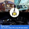 Gebildet 2Pcs Rocker Lighted Toggle Switch 12V 30A Heavy Duty