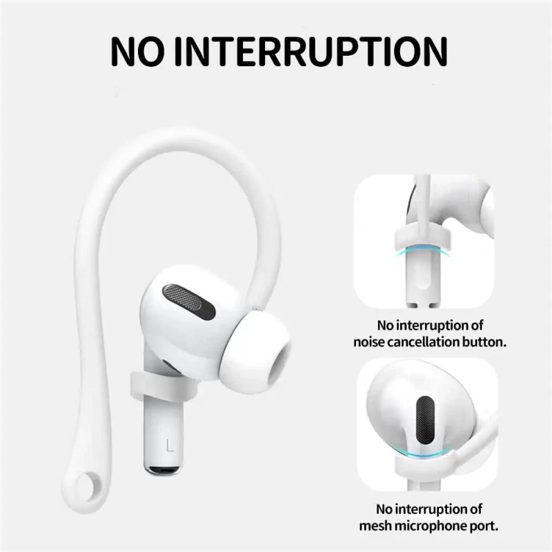 EEZ Silicone Sports Anti-lost Ear Hook For AirPods 1 2