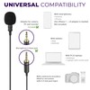 PowerDeWise CharisMic - Lavalier Clip On Microphone with Magnetic Mount