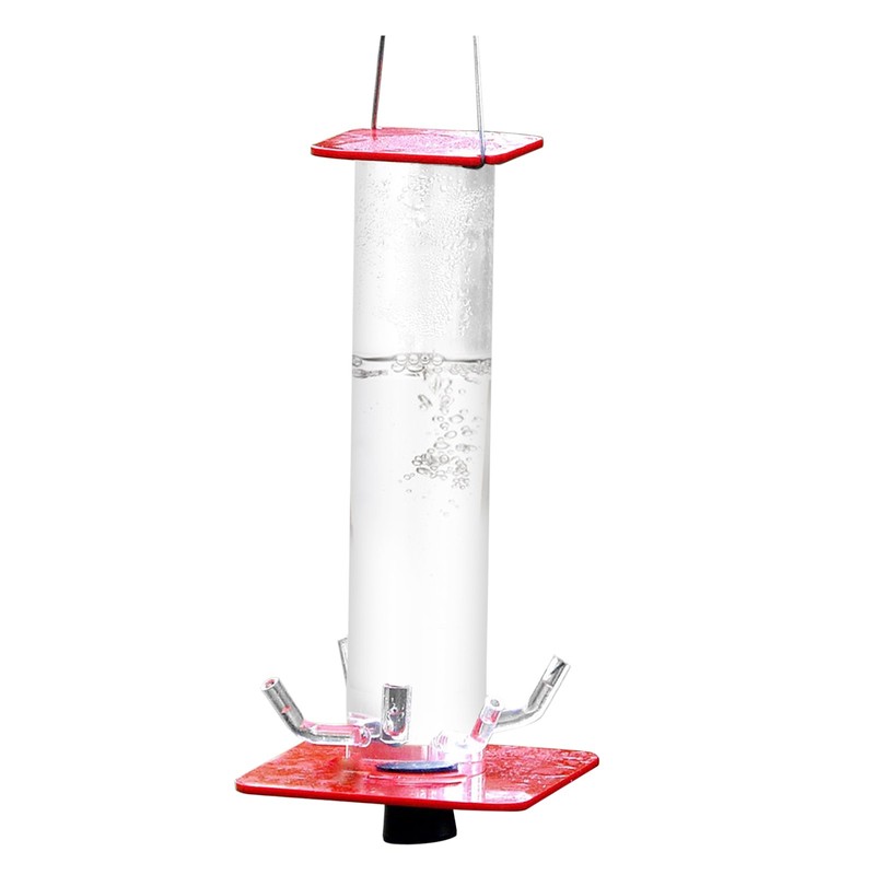 Tube Hummingbird Feeder Hanging Wild Bird Feeder for Outdoor Yard