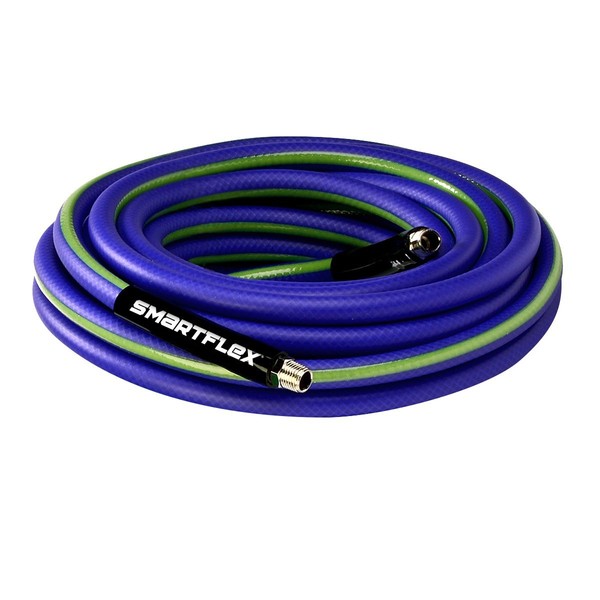 SmartFlex Air Hose, 3/8 in. x 25 ft, Hybrid, Blue