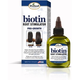 Difeel Estimulador de raíces con biotina 2.5 oz. - Estimulador de folículos para el crecimiento del cabello