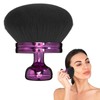 Self-tanning brush, extra purple powder brush, large, portable tanning body