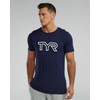 TYR Standard Ultrasoft Lightweight Short Sleeve Big Logo Tech Tee,