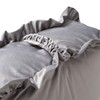Francfranc Cushion Comforter Storage Case, Light Gray