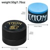 TAOM Round Shaped Pool Cue Chalk, Portable Billiard Chalk with