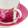 【正規輸入品】 ウェッジウッド ワンダーラスト トンキン ティーカップ＆ソーサー 約200ml ピンク 結婚祝い プレゼント 1078226