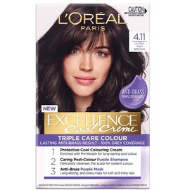 L'Oreal Paris Excellence Cool Creme Permanent Hair Colour 4.11 Ultra Ash Brown