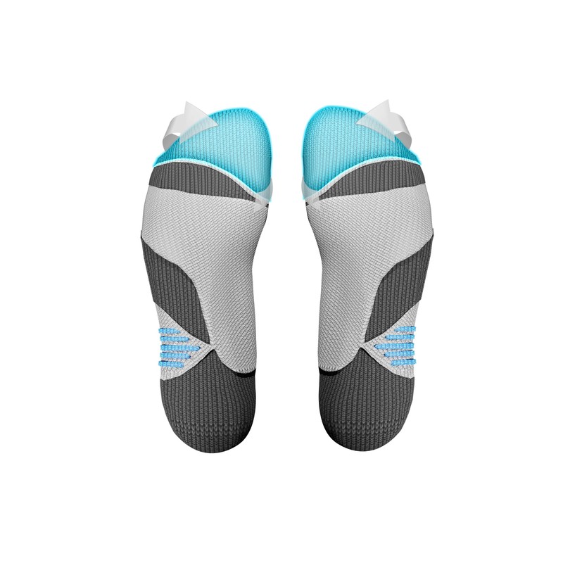 UYN Biking, Calza Tecnica Per Ciclismo Uomo, Black/Yellow Fluo, 39-41