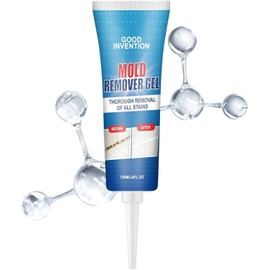 Gel Quitamoho - 120ml Multiusos Potente Y Uso Intensivo,Gel Eliminamoho Para Baño Para Juntas, Azulejos, Bañera, Lavabo, Inodoro, Electrodomésticos, Pared, Techo