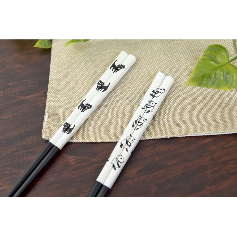 Aoba Children's Chopsticks Dishwasher-Safe, Natural Wood, Painted Portion, 7.1 inches