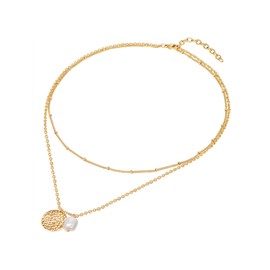 Valero Pearls 32018609 Women's Necklace Stainless Steel Freshwater Pearl, Stainless Steel, Freshwater cultured pearl