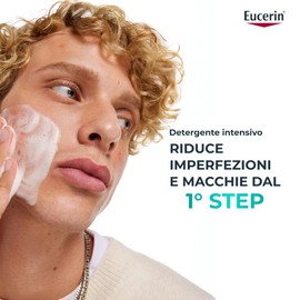 Eucerin DermoPure Clinical Skincare Kit, Cofanetto regalo donna beauty all'Acido Salicilico per pelle grassa e a tendenza acneica con Detergente Viso Tripla Azione 150 ml e Fluido Opacizzante 40 ml