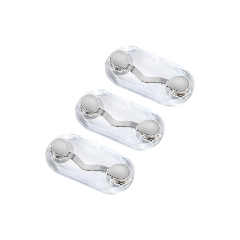 Readerest - Soportes magnéticos para gafas (acero inoxidable, paquete de