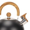 2.5L Stainless Steel Kettle Rustproof Prevent Scalding Whistling Teapot Tea