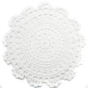 kilofly Handmade Crochet Round Cotton Lace Table Placemats Doilies Value