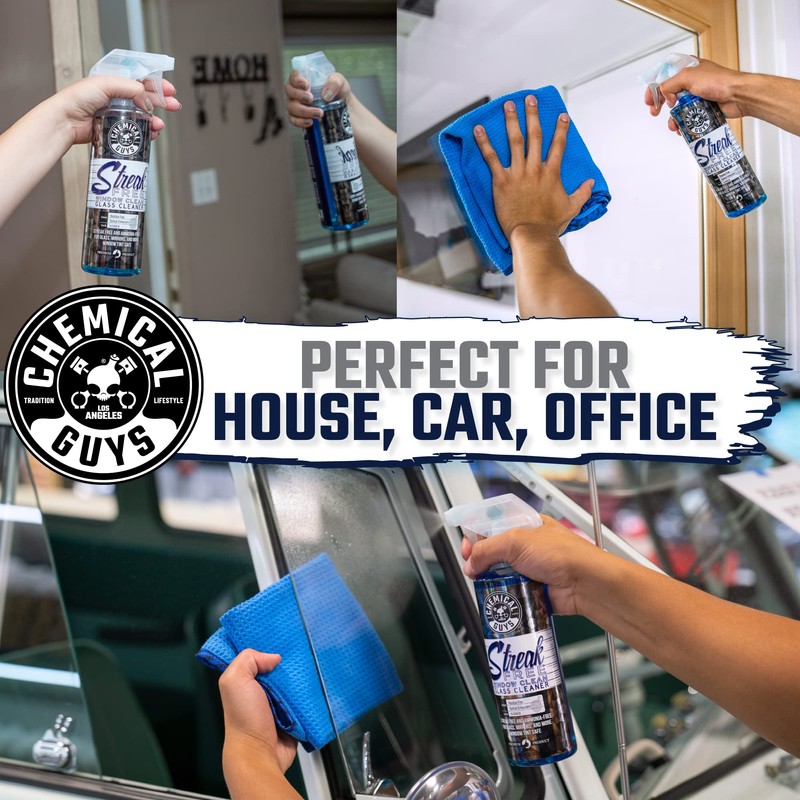 Chemical Guys CLD300 Streak Free Glass & Window Cleaner (Works