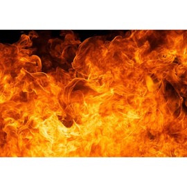 Baocicco 10x6.5ft Roaring Flame Backdrop Wallpaper Decor Passion Black Background Photography Background Blogger Vlogger Bonfire Party Activities Birthday Party Baby Children Adults Portrait Prop
