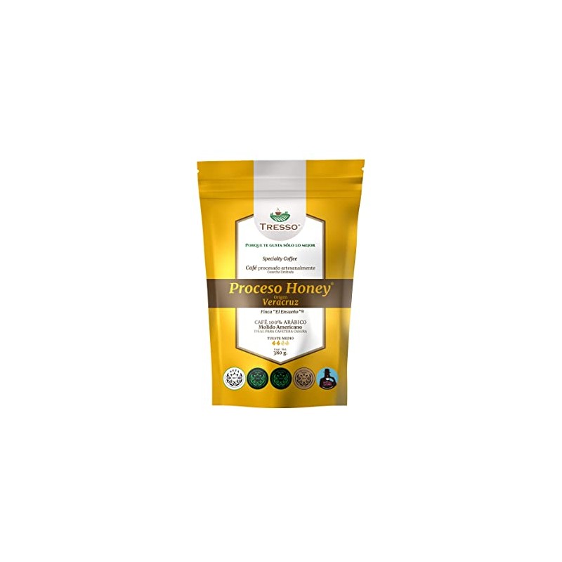 Tresso Café Honey de Especialidad Cosecha Limitada, 380g Molido