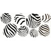 Wall Décor Plus More WDPM020 Black Zebra Print Large Dots
