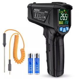 Mestek Infrared thermometer temperature Meter with K Probe