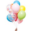 SPICE OF LIFE PARTY BALLOONS PB12-AS Rainbow Mix, Size: Approx.