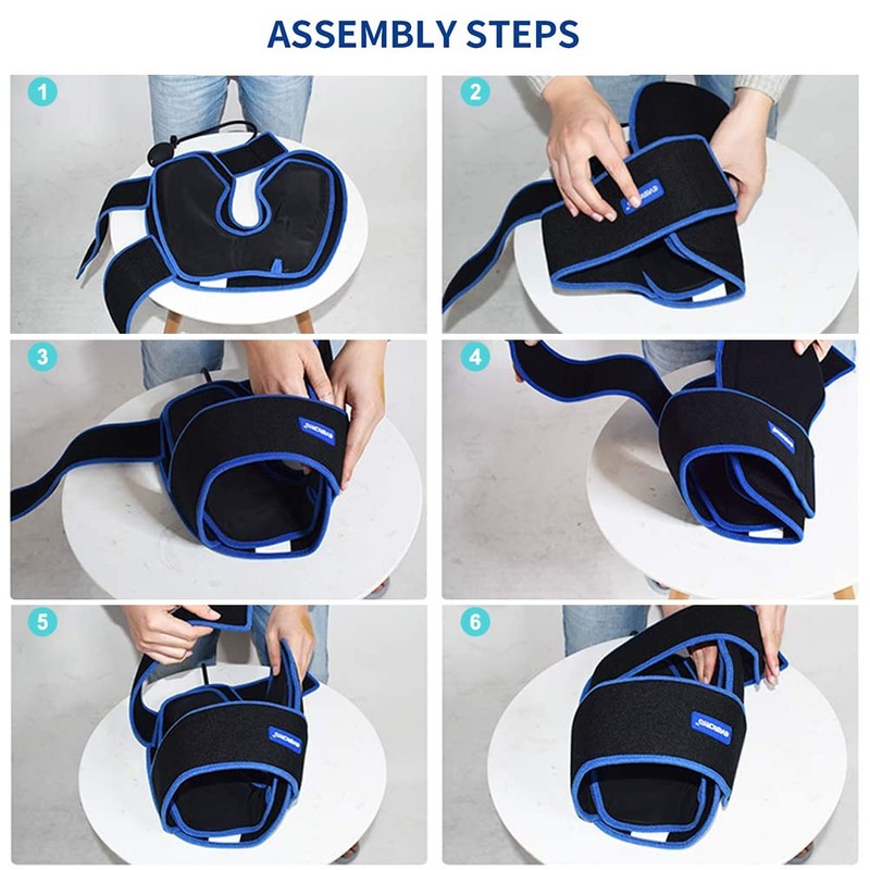EVERCRYO Cryo Cuff Knee Cooler Compression Cold Pack Knee Cold