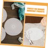 CORHAD Durable Crafting Quilting Sheets 12pcs Circular Grid Panels Mesh