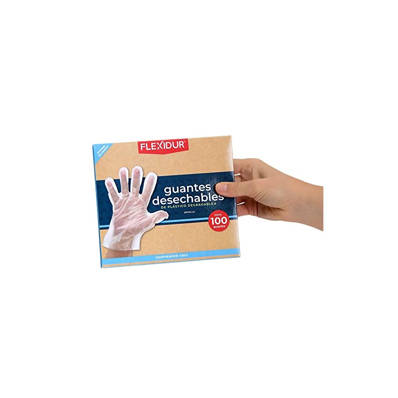 100 Guantes Desechables Degradables