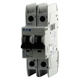 Eaton FAZ-C20/2-NA 20A, 2P, 277/480V, 48VDC, 10 kAIC, C-Curve, UL 489