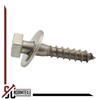 SC-Normteile® Hexagon Wood Screws with Washers – 6 x 120